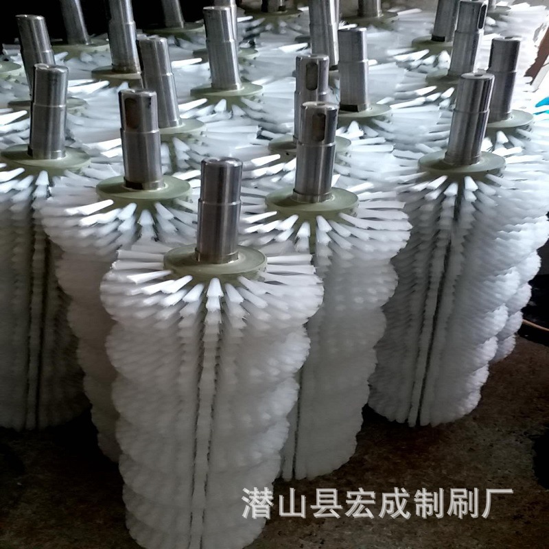 厂家供应柑橘分选清洗机毛刷辊 抛光毛刷滚 水果凹凸清洗毛刷