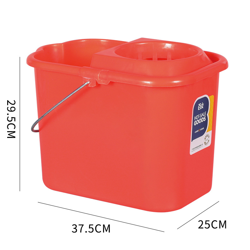 135 걸레 버킷 레드 벨트 휠