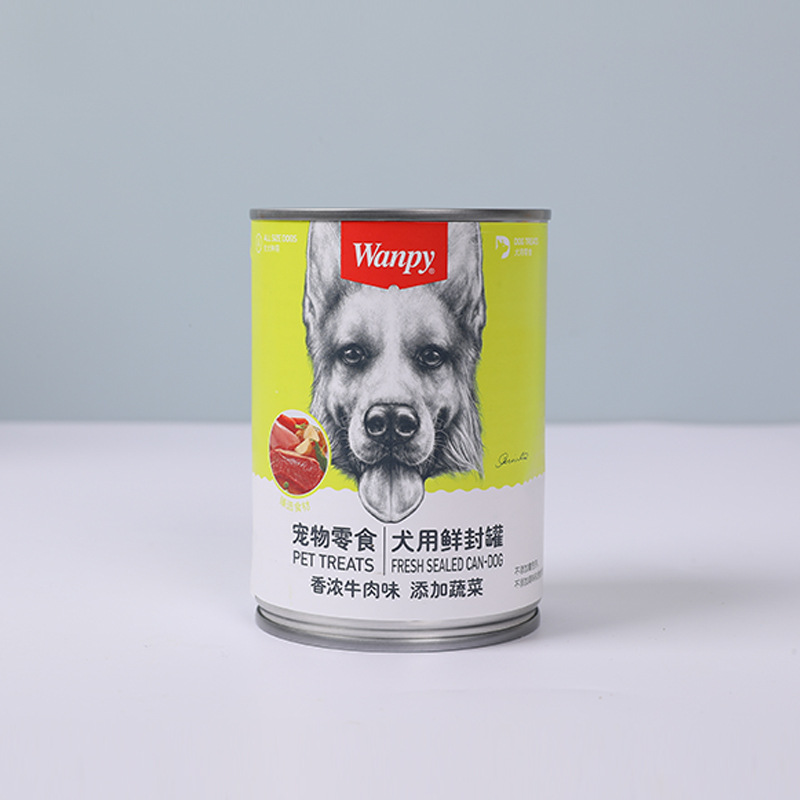 Perro travieso Canned Snacks para perros Mezcla de comida para perros Comida húmeda con sabor a carne Bibimbap para mascotas Suministros para mascotas al por mayor