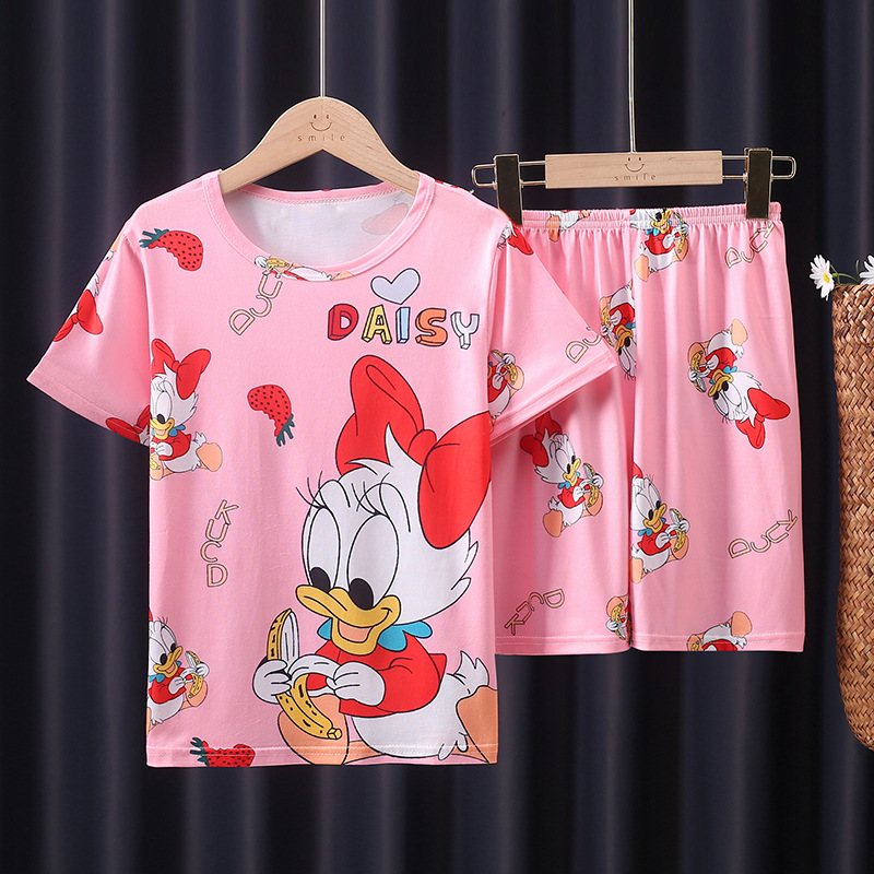 S dual short set-strawberry duck