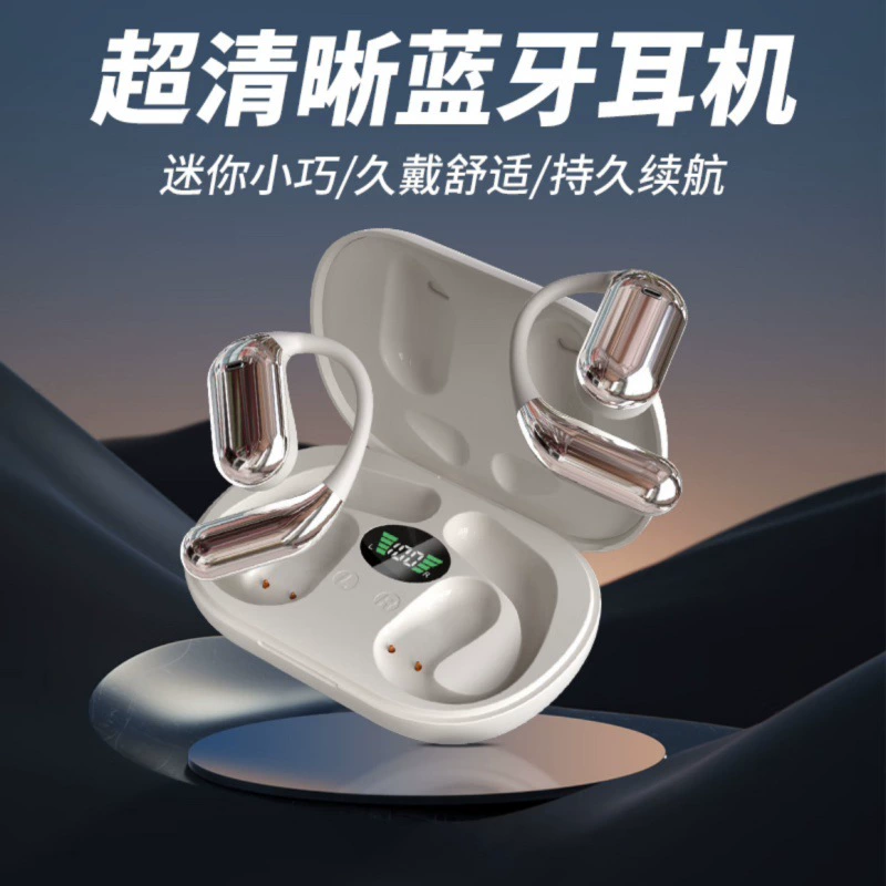 Open‑ear Bluetooth headset Q16, wireless OWS, AI translation option, open‑ear mount