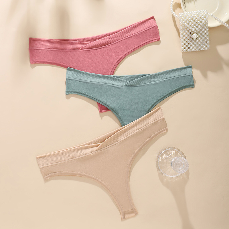 Wholesale Sexy Women's Underwear, Low-Waist Belly Support, Plus Size, Simple Cross-Over Maternity Thong Wholesale Sexy Women's Underwear, Low-Waist Belly Support, Plus Size, Simple Cross-Over Maternity Thong