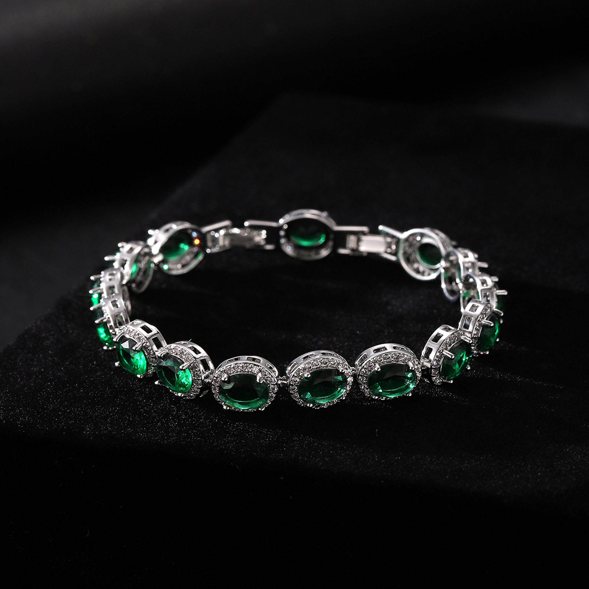 Oval green