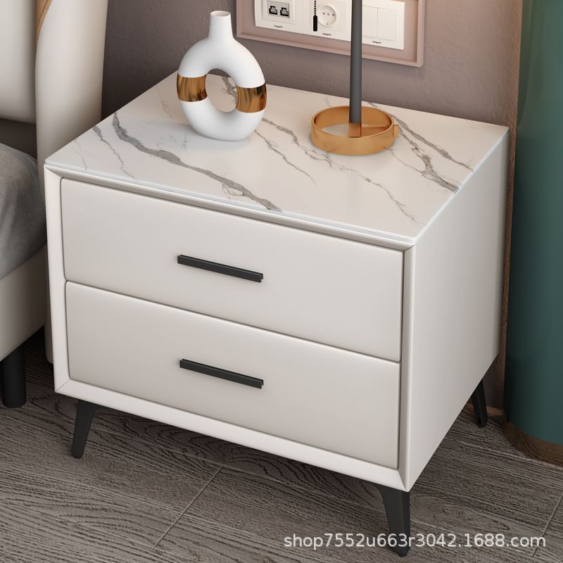 Madera de madera sólida simple 5 dormitorios pequeños hogares ligeros lujosos de alta calidad al lado de la cama mesa de cabecera de la cama