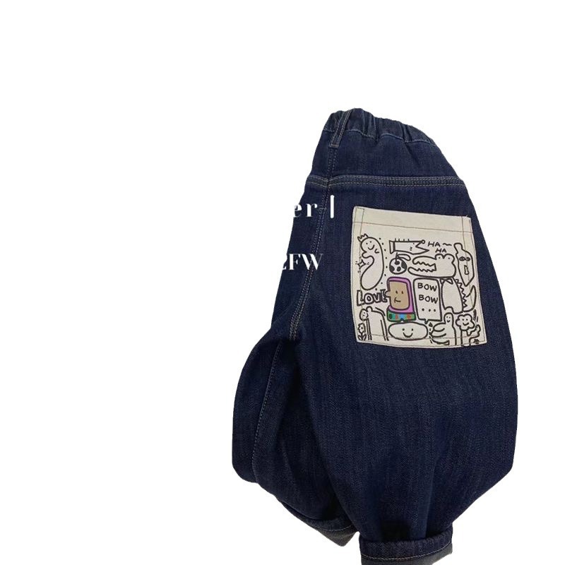 Nuevos niños con jeans de terciopelo más grueso, niños coreanos suaves, niñas y bebés en un terciopelo casual pantalones de moda