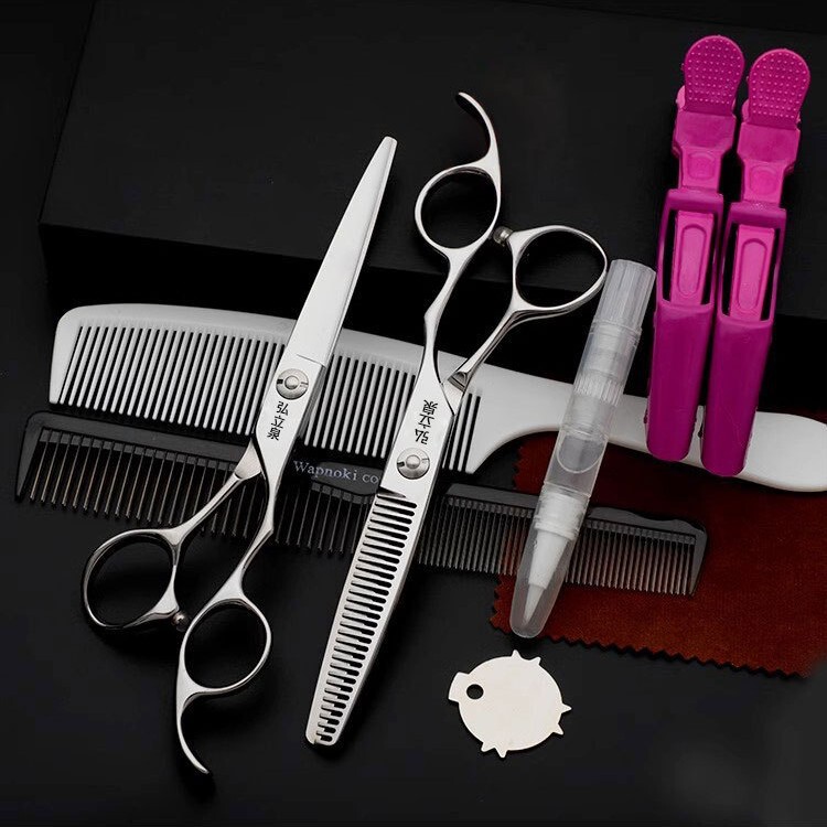 Manufacturer's Hairdressing Scissors, Salon Barber Scissors, 440C Steel Left-Handed Scissors, Bangs Scissors, Flat Scissors, Stainless Steel Manufacturer's Hairdressing Scissors, Salon Barber Scissors, 440C Steel Left-Handed Scissors, Bangs Scissors, Flat Scissors, Stainless Steel
