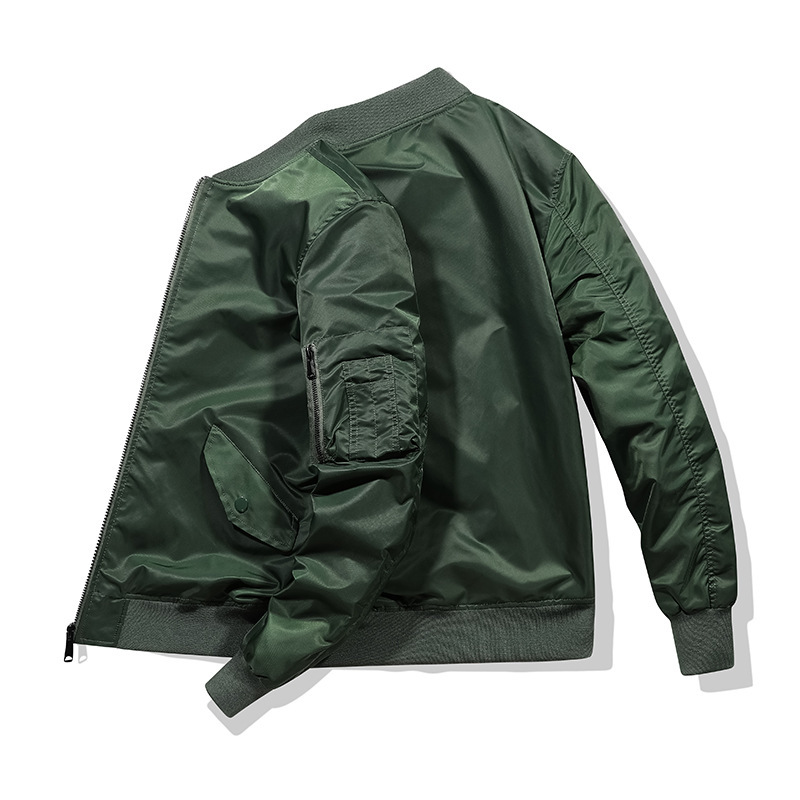 Air MA1 pilot mænds plus size løs afslappet baseball efterårsjakke_voghion.com