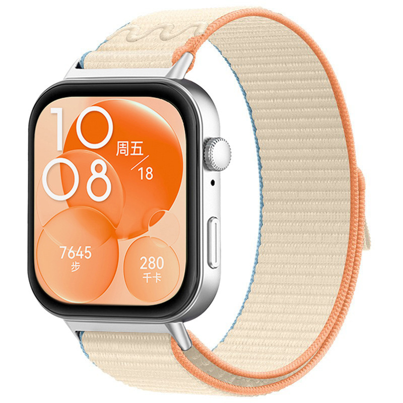 Huawei fit4pro 時計ストラップ HUAWEI Watch Fit4/3 ナイキ ナイロン ループ ストラップに適しています。|undefined