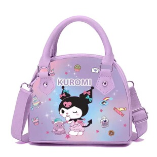 Universal cartoon chain with zipper, waterproof shoulder bag, one-shoulder bag, small bag, gradient