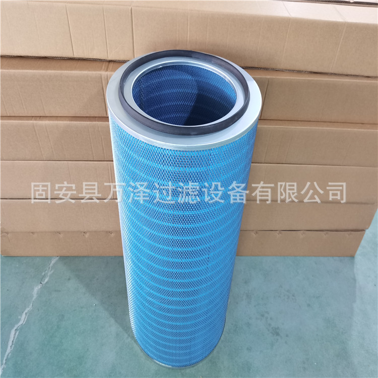 万泽供应电厂气轮机3266除尘滤筒 过滤面积大除尘滤芯不锈钢滤筒