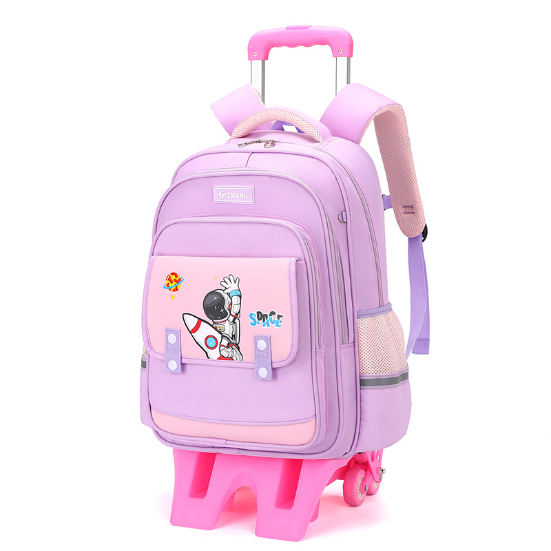 Mochila de pescado natural para niños, escolares de primaria para niños, 1 - 3 - 6 grados, caja de tracción, mochila de niños, escaleras impermeables