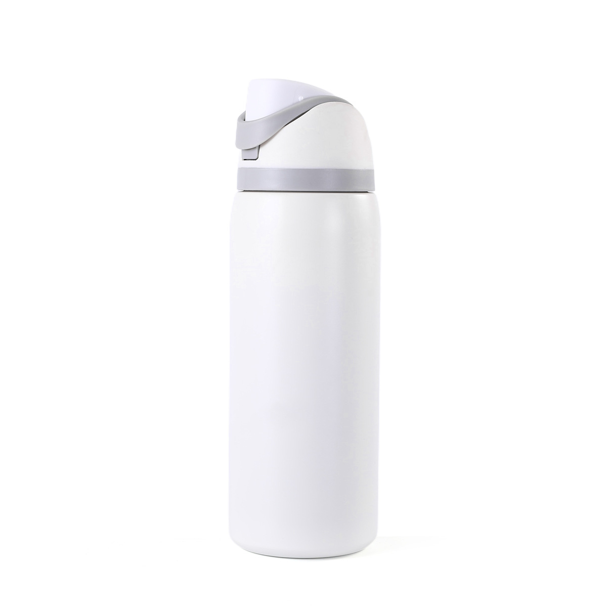 Transfronterizo de alto valor 304 taza de aislamiento de acero inoxidable de doble capa taza de fruta portátil al aire libre owala taza de bebida doble rebote image 7