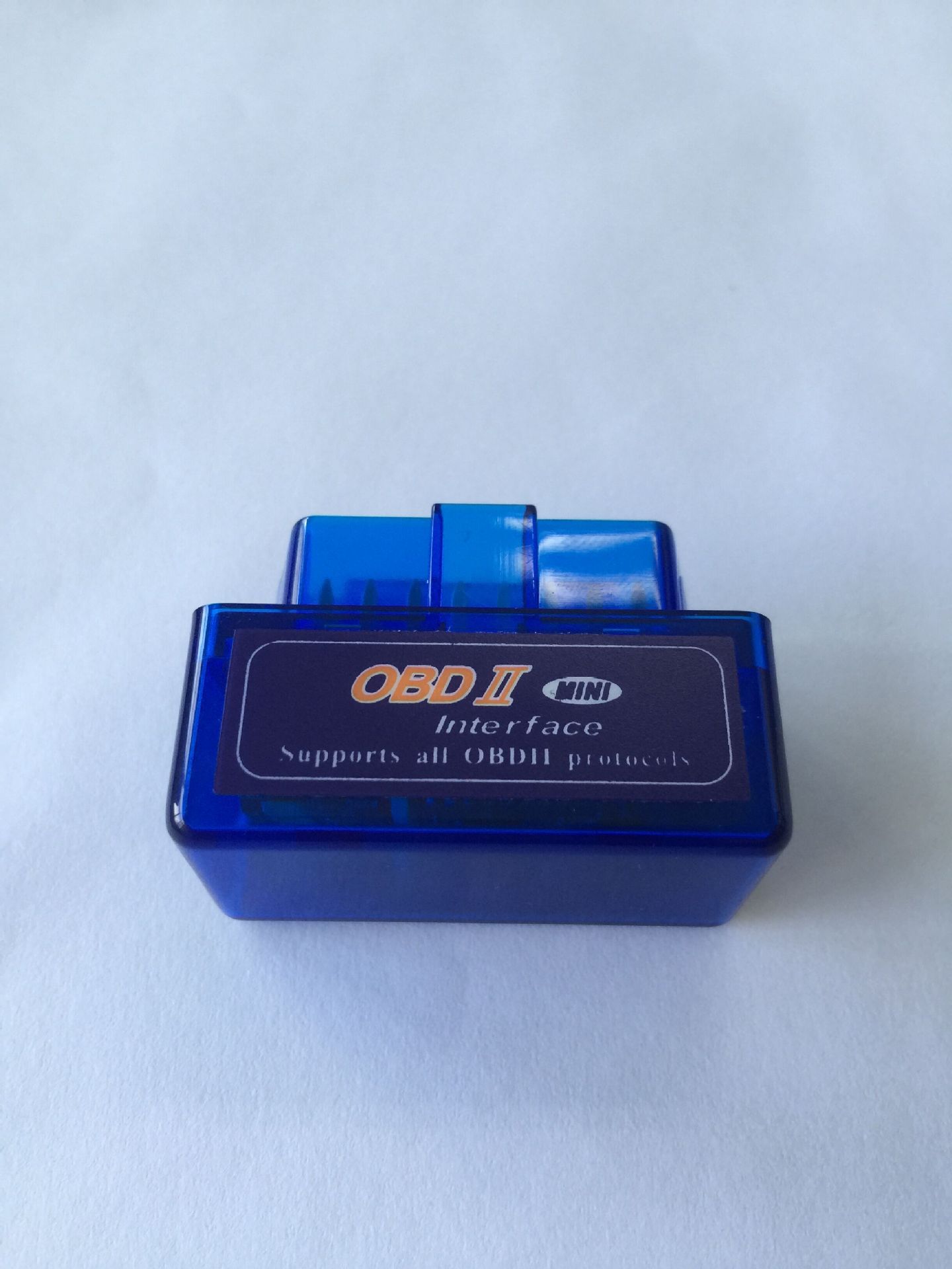 MINI迷你开关蓝牙ELM327  OBD2 汽车检测仪V2.1 晶元款