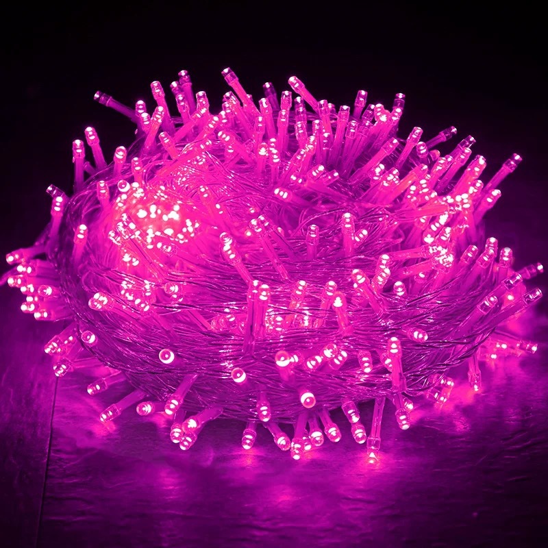 Año Nuevo LED lámpara de decoración de navidad estand luces de atmósfera al aire libre acampando estrella estrella de color a prueba de agua lámpara de luz de cadena