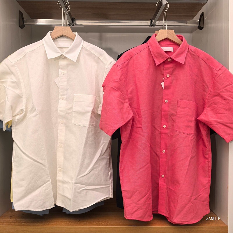 Japanese Style Men's and Women's Clothing 26 New Summer Cotton and Linen Shirts, Linen Short-Sleeve Casual Shirts, Turn-Down Collar Jackets 482502 Japanese Style Men's and Women's Clothing 26 New Summer Cotton and Linen Shirts, Linen Short-Sleeve Casual Shirts, Turn-Down Collar Jackets 482502