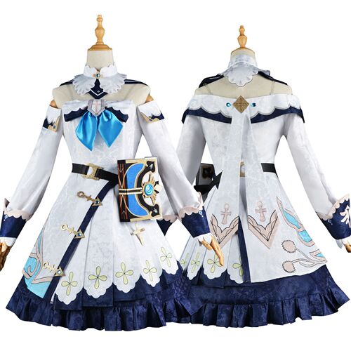 Genshin Impact cos suit initial five-star dark pattern Barbara cos full set cosplay costume for women