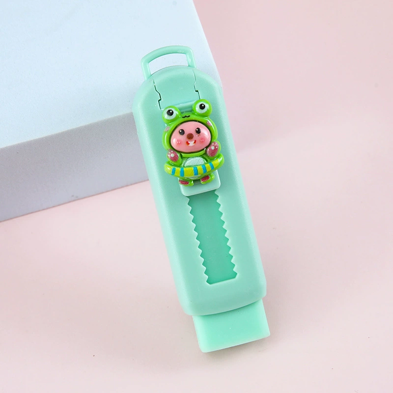 Cartoon Eraser Set — Multi-design Push‑Pull & Novelty Erasers, School Stationery Pack
