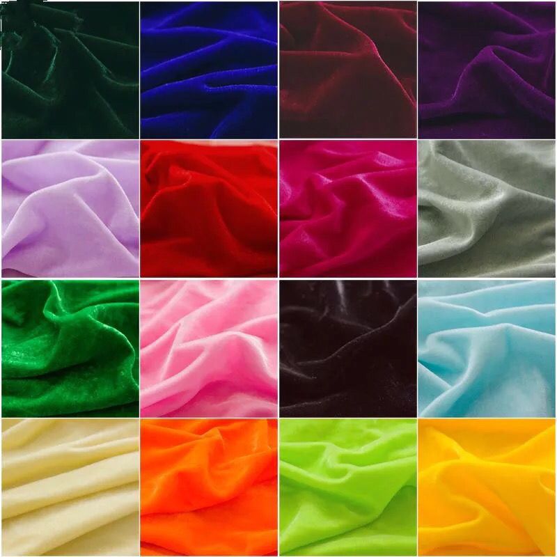 black Flannel thickening Jinsirong cloth Fabric Wedding celebration Background cloth Curtain Meeting tablecloth Stall Amazon