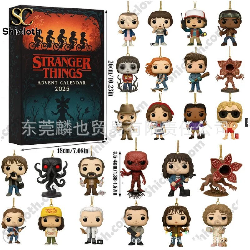 Календарь Адвента Stranger Things 2025 Аксриловый календарь Stranger Things