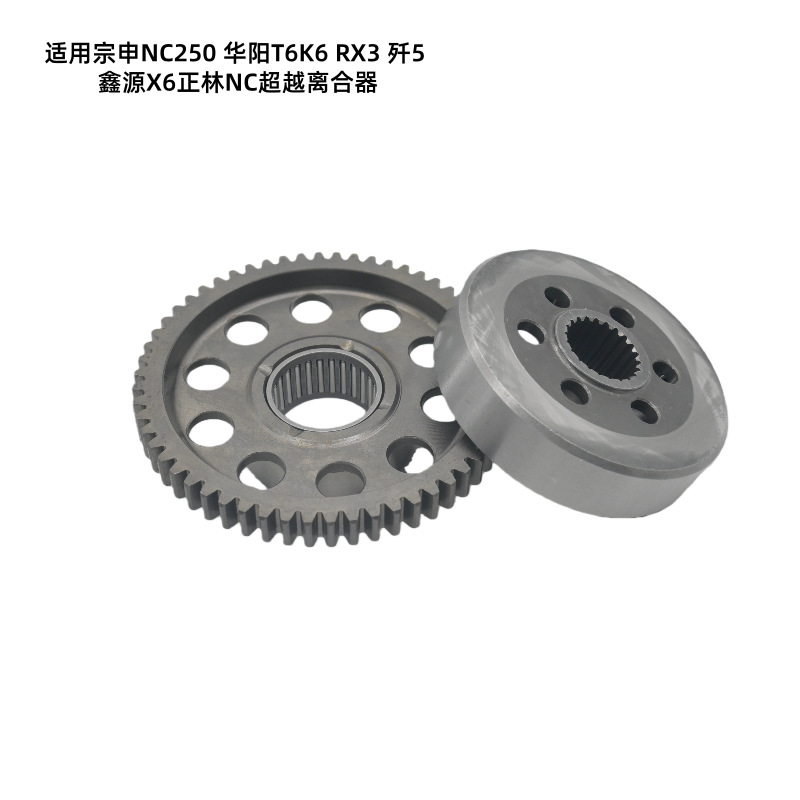 Suitable for Zongshen Nc250 Overrunning Clutch Huayang T6K6Rx3 J-5 Xinyuan X6 Zhenglin Nc Starter Plate Assembly