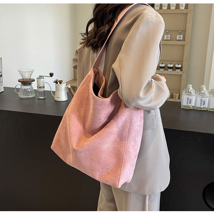 Bolso Tote Mate de Gran Capacidad, Estilo Retro para Otoño/Invierno, Versátil para el Trabajo image 3
