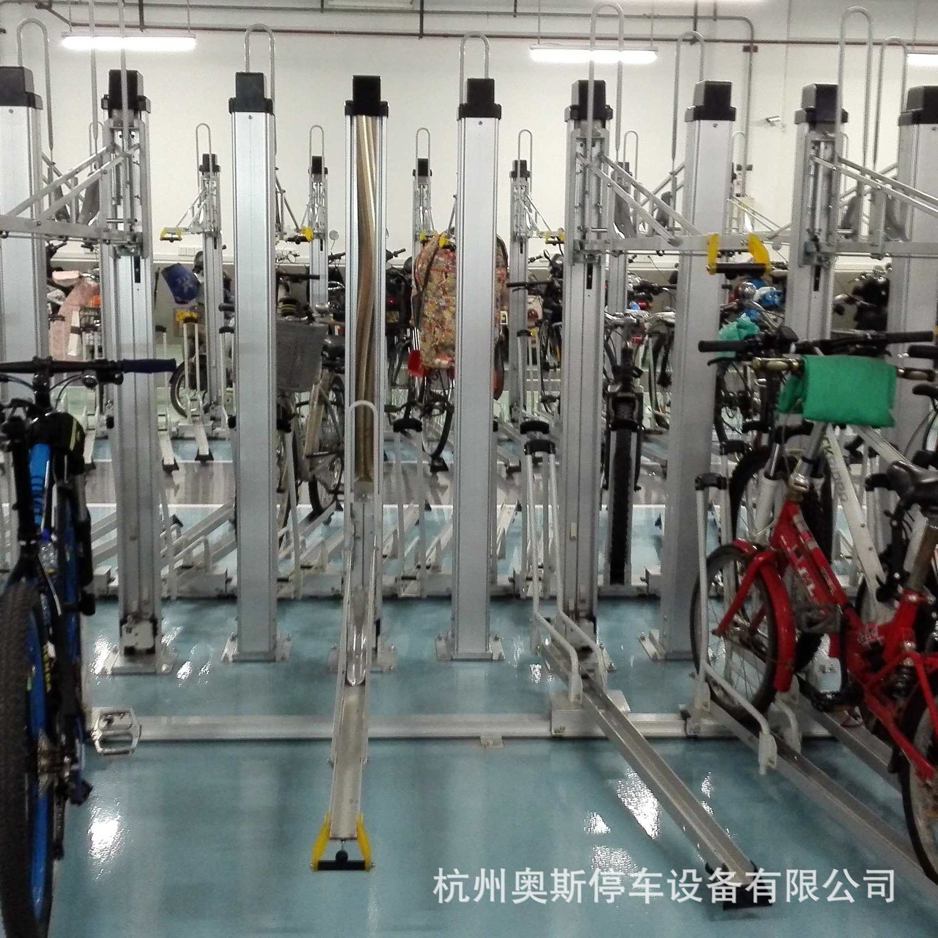 ERAIN停车场专用设备 双层自行车停放架 双层自行车停靠架
