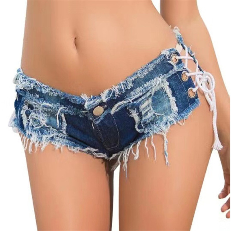 2020 Winter Hot New ebay Amazon Nightclub Low Waist Sexy Online Celebrity Live Ladies Hot Pants Jeans