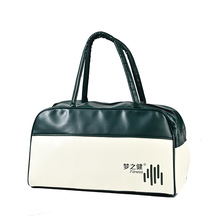 旅行包大容量收纳包定制拼接行李包pu运动健身包短途出差登机包