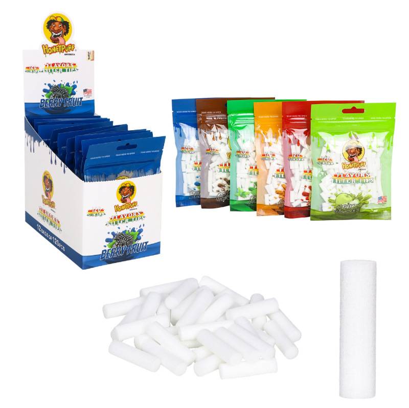 Factory Production and Wholesale of Filter Cotton Heads 5-6mm Disposable Filter Cores, Fruit-Flavored Cotton Sponge Heads, 120 Pieces in a Bag Factory Production and Wholesale of Filter Cotton Heads 5-6mm Disposable Filter Cores, Fruit-Flavored Cotton Sponge Heads, 120 Pieces in a Bag