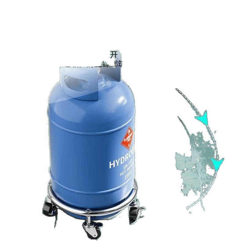 带刹车底部煤气瓶移动托架家用煤气罐底座万向轮厨房置物架托盘|undefined
