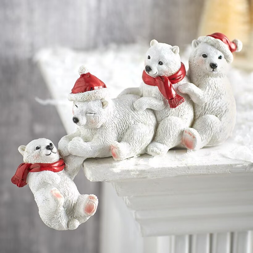 Cross-border popular Amazon resin dwarf Santa Claus crafts creative…