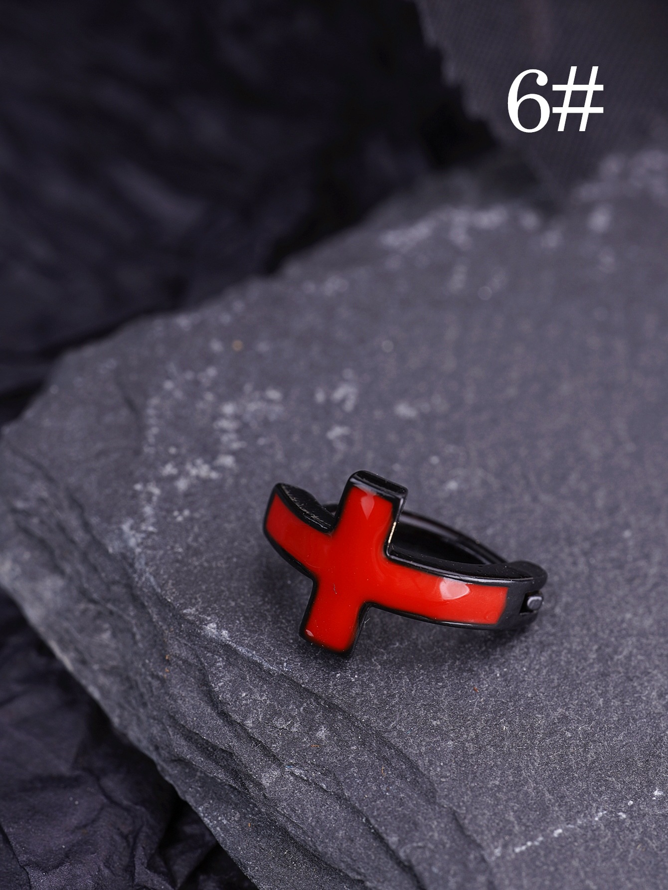 Gothic Belly Button Ring Stainless Steel Heart Moon Cross Style_voghion.com