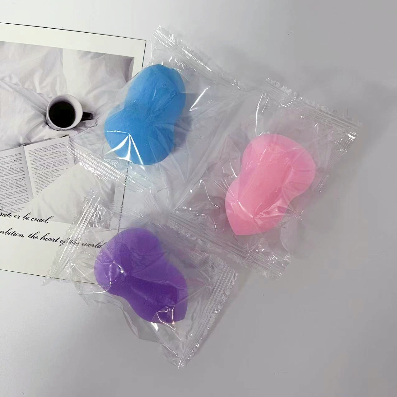 Кремовый спонж Beauty Blender, спонж для праймера разных форм, размеры 6×4×4 см, 8 г