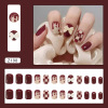 Ultra thin nail stickers, removable multicoloured fake nails for manicure for nails, ready-made product