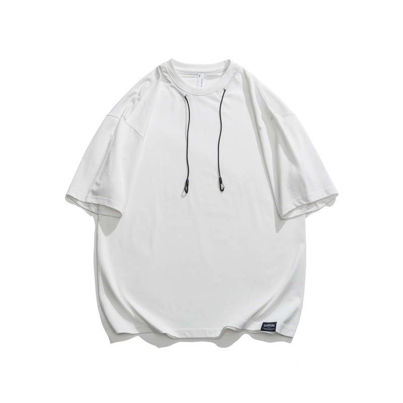 Summer Japanese solid color universal strap with a round collar