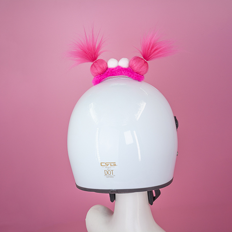 Helmet Decoration Three Lucky Babies Ornament Electric Car Helmet Accessories