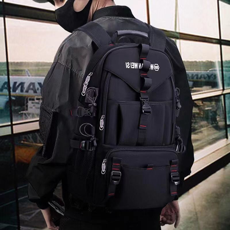 Mochila para hombre Mochila de viaje al aire libre Equipaje de gran capacidad Bolsa de montañismo Bolsa impermeable de ocio para viajes de negocios