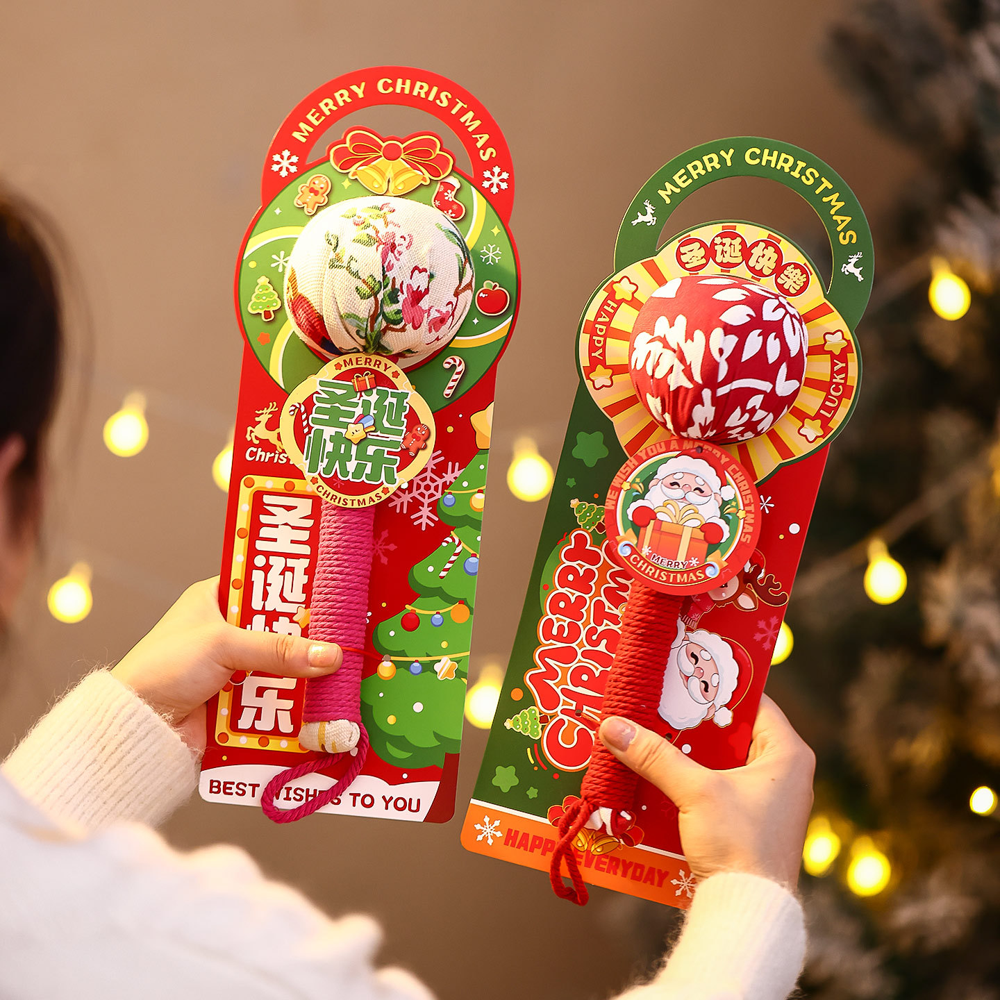 2025新款圣诞节礼物养生艾草锤送父母长辈公司员工实用伴手小礼品