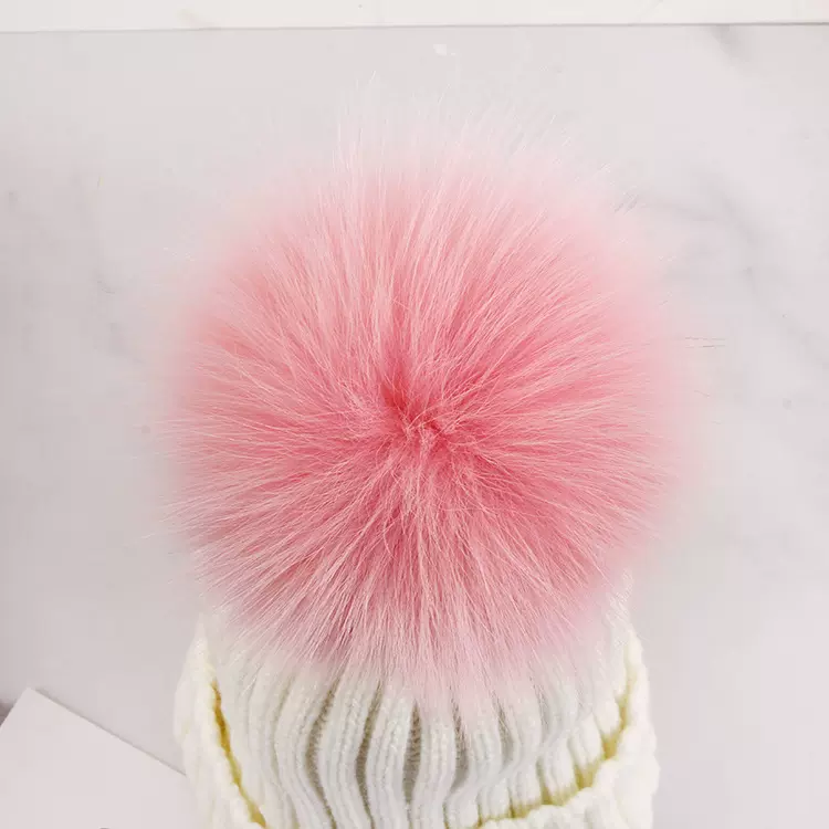 厂家批发12-15cm真狐狸毛球服装鞋帽辅料狐狸毛球饰品手机壳配饰