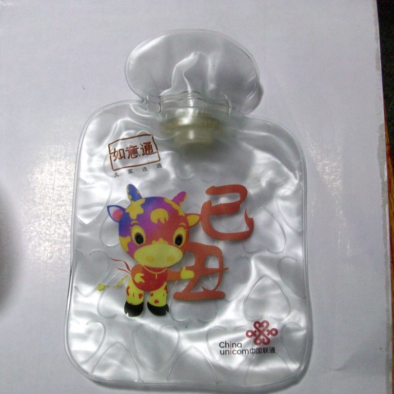 深圳PVC热水袋充电热水袋气泡袋注水袋新款毛绒热水袋 卡通热水袋