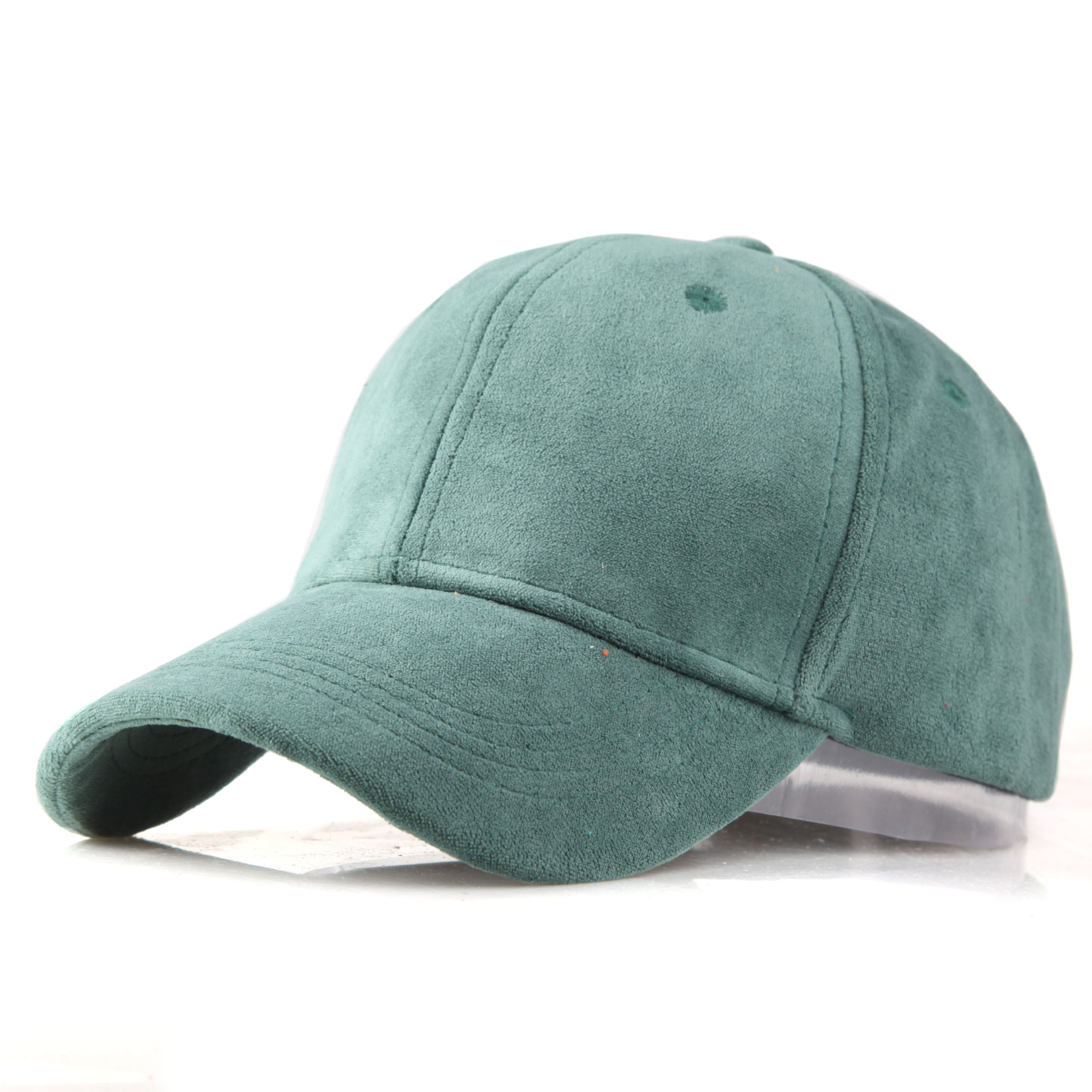 Unisex Basic Classic Style Solid Color Curved Eaves Baseball Cap display picture 3