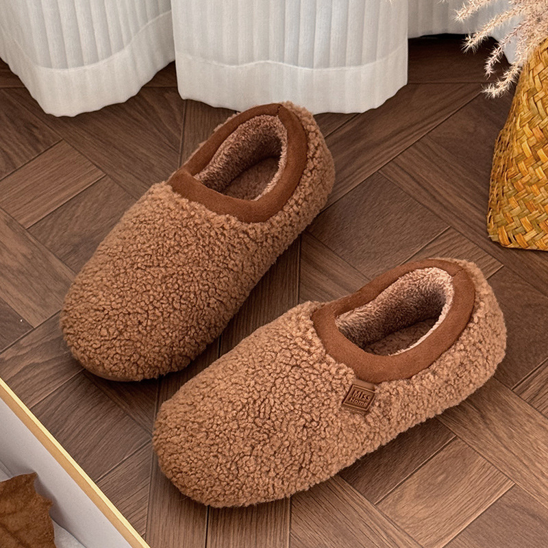 New Plush Slippers for Women 2025 New Autumn and Winter Home Indoor Non-Slip Warm Winter Home Cotton Slippers for Men New Plush Slippers for Women 2025 New Autumn and Winter Home Indoor Non-Slip Warm Winter Home Cotton Slippers for Men