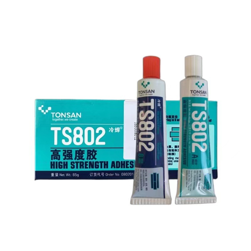 天山可赛新TS802胶水定位粘接金属塑料冷焊结构胶85G高强度粘接