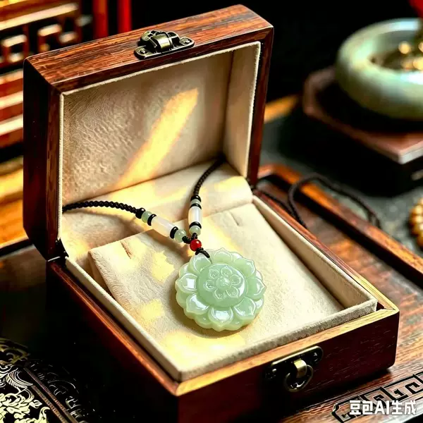 High-end adjustable rope 2026 New Year eight-treasure lotus pendant unisex fashion versatile accessory necklace