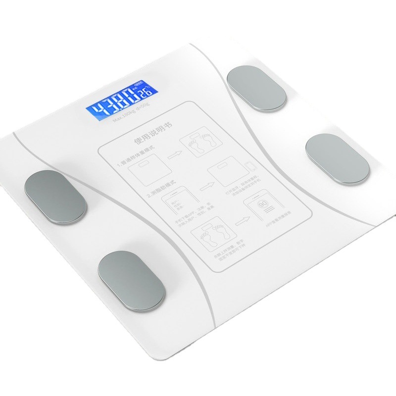 Báscula inteligente electrónica recargable Aimussen, báscula de grasa corporal, báscula doméstica para el cuerpo humano, báscula de grasa corporal al por mayor