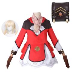 元神cos服可莉cos服リュックサックかわいいロリアニメ衣装コスプレくるみ刻晴衣装女
