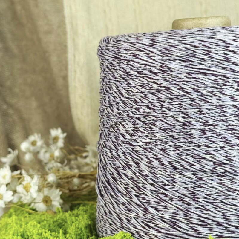 【6/26 Cashmere Fancy Yarn】Gold and Silver Thread Pure Cashmere Grade Fancy Yarn Romantic Purple Factory Designer 【6/26 Cashmere Fancy Yarn】Gold and Silver Thread Pure Cashmere Grade Fancy Yarn Romantic Purple Factory Designer