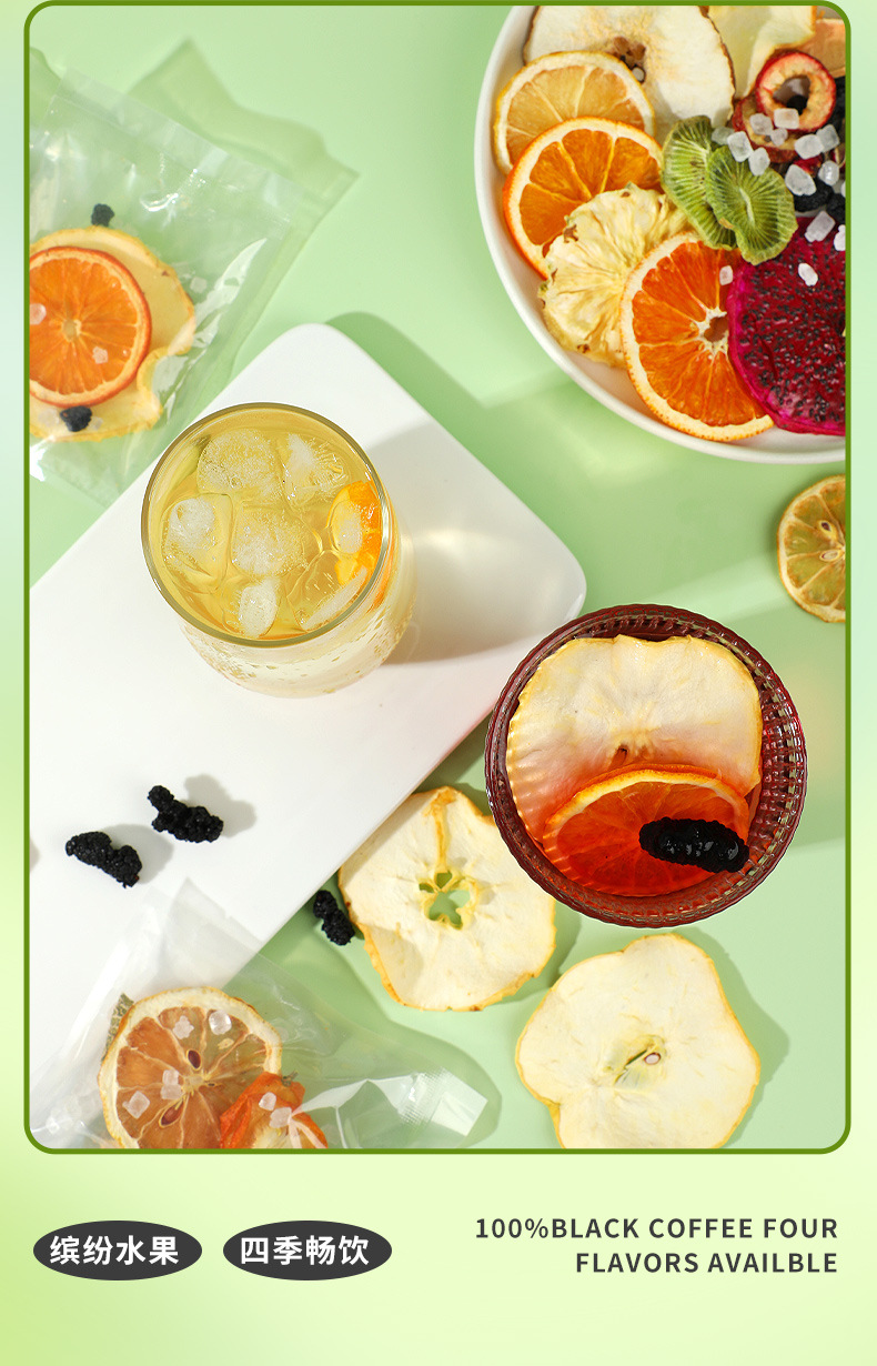 Summer Fruit Tea Cold Brew Blend 10 Sachets Dragon Fruit Lemon Pear Melon Refreshing Iced Drink preparation