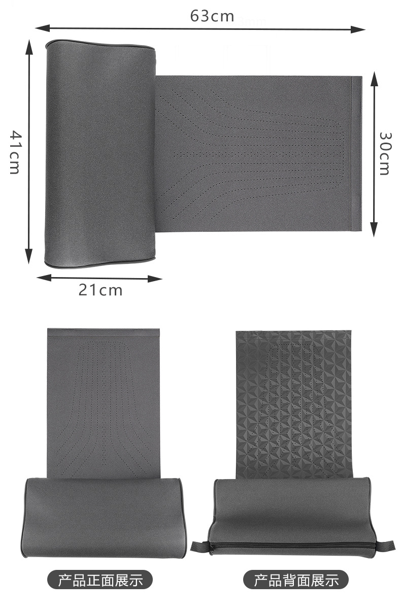 Leg support new car suede leg support car seat is equipped with decorative leg support to relieve fatigue and increase comfort