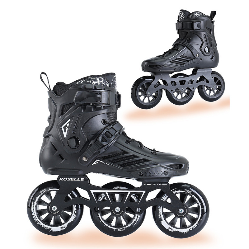 Big three-wheel professional roller skates for beginners racing shoes for men and women roller skates for men and women adult roller skates for men and women